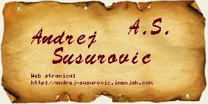Andrej Susurović vizit kartica